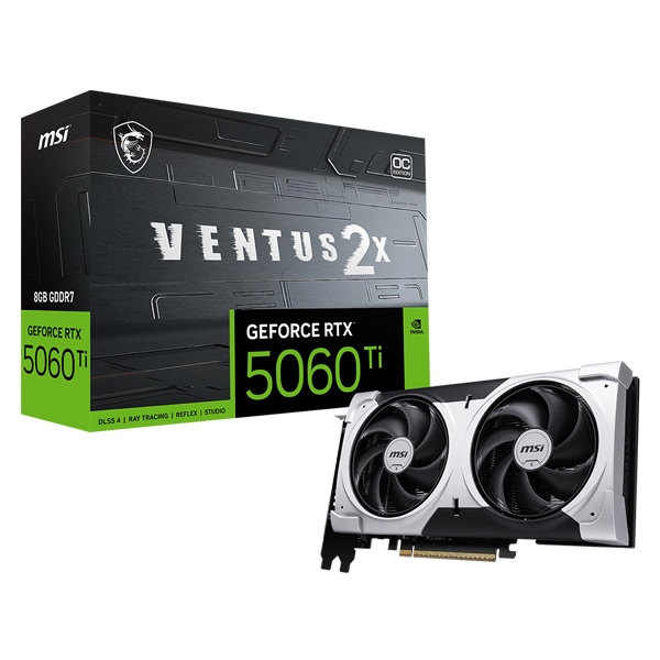 MSI GeForce RTX 5060 Ti VENTUS 2X OC PLUS 8GB